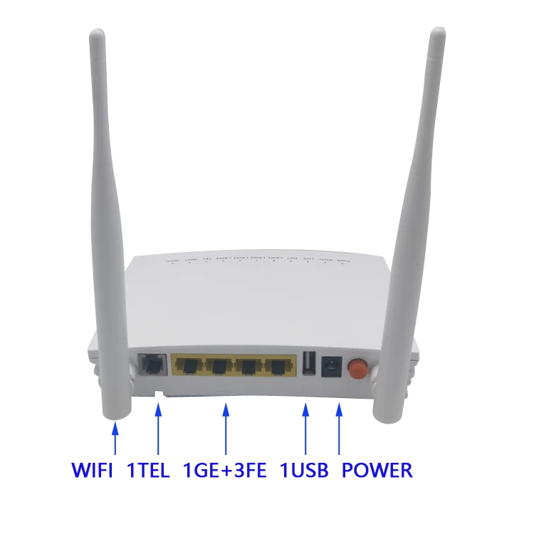 HG130Z  XPON ONU 1GE 3FE 1TEL + 2.4g WiFi ftth ONT NEW ONLINE