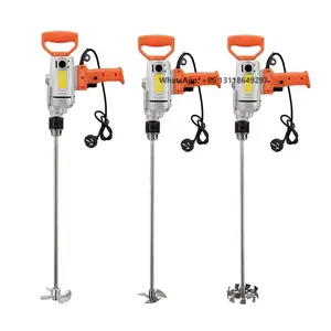 20-200l Coating Mixing Tool 1800w Speed Adjustable Agitator Portable Electric Blender Hand-held Putty Powder Food Mixer