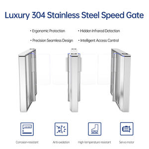 Módulo de Acceso Personalizado con Protección Antipinzamiento y Anticolisión, Seis Pares de Sensores Infrarrojos, Puerta Torniquete de Acero Inoxidable - Product Image 4
