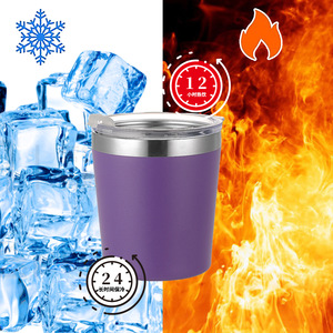 Qianchuan 8Oz Stainless Steel Insulated Tumbler Straight Cup For Coffee Office Car Use Custom Color Logo Box - Product Image 3
