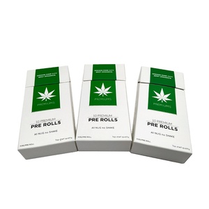 Custom Blue Natural Organic Hemp Display Package Box For 10 Pack