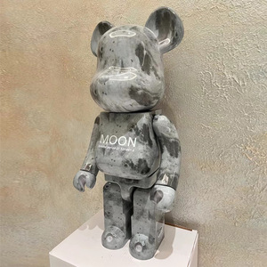 Bearbrick 70cm nhựa lớn mô hình con búp bê 1000% mặt trăng gấu Sao Thủy Triều chơi trang trí trong kho - Product Image 2