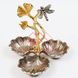 Bol à fleurs en aluminium de haute qualité Vases dernier décor piédestal bol à fruits en aluminium pour décorations de centres de table - Product Image 6