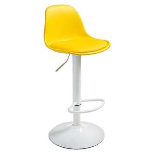 Tabouret de bar pivotant réglable en plastique de qualité, à prix de gros, avec revêtement durable pour usage domestique, bar, extérieur et commercial - Product Image 2