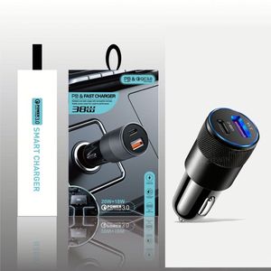 Guaranteed 38w Car Charger for Phone Quick Charge 3.0 Fast Charging Car 2 Port Usb Charger Adapter with Box Packing - Product Image 2