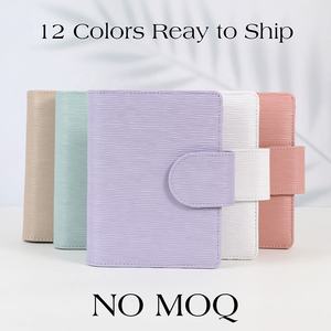 Hongbo superventas Navidad/oficina/escuela regalo promocional en relieve Saffiano Epi cuero A6 Agenda planificador Carpeta de presupuesto - Product Image 3