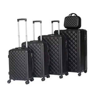 Sıcak satış ABS veya PC seyahat çantaları bavul veya bagaj erkekler ve kadın çocuklar için aile seyahat seti
