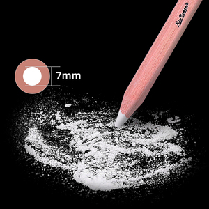Xin Bowen <span class=keywords><strong>2</strong></span> buah pensil sorot Blister kemasan aman pensil grafit arang tubuh tebal dan lebar timbal pena sketsa grafit - Product Image 3