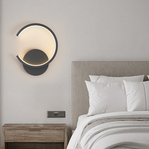 Luz de pared LED empotrada nórdica moderna para pasillo de dormitorio de sala de estar minimalista con construcción de aleación de aluminio - Product Image 3