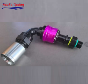 مخصص أسود أرجواني AN4 AN6 AN8 AN10 AN12 مستقيم 45 درجة 90 خرطوم تجعيد سريع التحرير للسيارة الأداء - Product Image 2