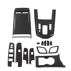 WZXDAUTO Carbon Fiber Car <b>Interior</b> Decal Sticker Trim New Cars Decoration <b>Accessories</b> for DMAX 2020 2021 - Product Image 1