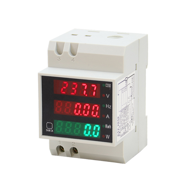 Frequency Meter Power Meter D52-2058 Digital Display AC Voltage Ammeter Voltmeter