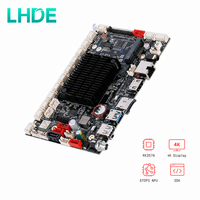 Motherboard Industri Embedded RK3576 Android 14 Linux 4G+32G Edp Lvds Layar Sentuh LCD 4K 6T TOPS NUP Papan Pengembangan AI