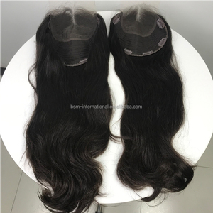 Prótesis de Cabello Humano Natural Virgen Ruso Brasileño con Línea de Cabello de Encaje Judío Invisible Marrón Oscuro para Mujeres - Proveedor de Cabello Humano - Product Image 6