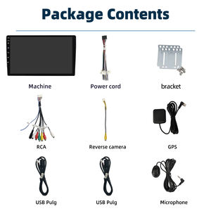 <span class=keywords><strong>Autoradio</strong></span> universel 9 10 pouces 1din Android Headunit avec Carplay Android Auto IPS écran tactile caméra GPS BT WIFI stéréo - Product Image 6