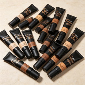 2 In 1 Concealer Liquid Foundation Full <b>Matte</b> Buildable Coverage Oil Balancing Makeup Base 50 Colors Custom Cosmetic Supplier - Product Image 1
