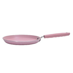 Poêles en aluminium antiadhésives roses en gros, 6, 8, 10 pouces, ustensiles de cuisine peu profonds avec fond à <span class=keywords><strong>induction</strong></span>, casseroles à crêpes et à sauces - Product Image 4