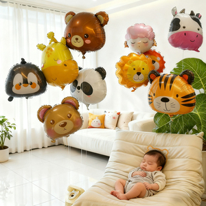 Venta Directa de Fábrica: Set de Globos para <span class=keywords><strong>Fiesta</strong></span> de Cumpleaños Infantil, Temática de Circo, Decoración para Arreglos de Escena de Luna Llena - Product Image 6