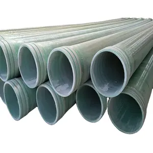 GRP GRE FRP pipe price Frp large diameter pipe for sewage treatment GRP water pipe