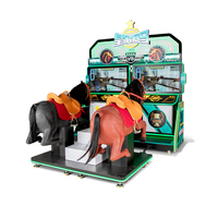 Jeu d'arcade d'intérieur pour enfants et adultes, jeu de course de chevaux à deux joueurs, divertissement de compétition de course de chevaux simulée.