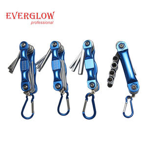 Jeu de clés multifonctionnelle avec serrure <span class=keywords><strong>hexagonale</strong></span>, 10 pièces, qualité professionnelle - Product Image 2