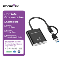 Lecteur de carte CFExpress Type A avec USB 3.2 (Gen 2) 10 Gbps, adaptateur USB-C et USB-A 2-en-1 Type A CFexpress
