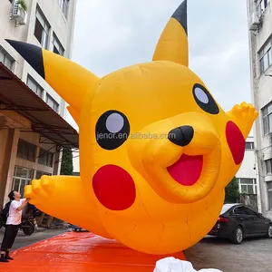 Costume gonfiabile della mascotte di Pokemon Pikachu della peluche