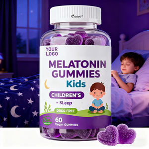 Gummies à la mélatonine bio personnalisables OEM/ODM pour enfants, Gummies pour le sommeil pour enfants de 4 ans et plus, Mélatonine 1 mg, Relaxation et soutien du sommeil - Product Image 1