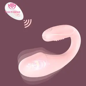 SacKnoveミニドルフィンワイヤレスピンク振動卵大人のおもちゃリモコン安い振動パンティー女性のためのウェアラブルバイブレーター