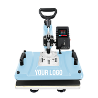 Baiyin 8 en 1 Combo presse Machine presse chaleur Machine pour T-shirt/tasse/plaque Machine pour Sublimation