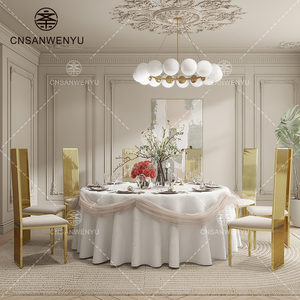 Sillas <span class=keywords><strong>de</strong></span> Lujo <span class=keywords><strong>de</strong></span> Acero Inoxidable con Terciopelo Beige, Respaldo Alto <span class=keywords><strong>de</strong></span> 120 cm, Cojín <span class=keywords><strong>de</strong></span> Esponja <span class=keywords><strong>de</strong></span> Alta Densidad, Soldadura sin Costuras, para Sala <span class=keywords><strong>de</strong></span> Estar - Product Image 3