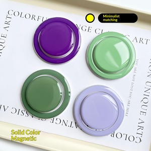 Support rond coréen de couleur unie pour Griptok magnétique, support de téléphone pour étui de chargement sans fil iPhone - Product Image 2