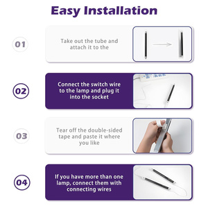 <span class=keywords><strong>Luz</strong></span> Ultravioleta UV 365nm, Lámpara de Tubo LED T5 de 220V, <span class=keywords><strong>Luz</strong></span> Negra, <span class=keywords><strong>Luz</strong></span> Púrpura para Fiestas, Ambiente, Decoración del Hogar, Curado de Resina, USB - Product Image 3