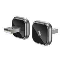 Adaptador Inalámbrico Portátil Mini USB CarPlay Android Auto KYERE KY-4232, Bluetooth WiFi 5GHz, Conversión Rápida por Cable en 3 Segundos, CE/FCC