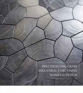 Fournisseur Vérifié Livraison Rapide <span class=keywords><strong>Parquet</strong></span> Artistique Voronoi à Grain de Bois Résistant à l'Usure Installation Commerciale de Luxe - Product Image 3