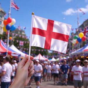 England Handwimpel Mini-Fanflagge für Fußballfans Feier-Dekoration für Fußball-Anhänger - Product Image 6