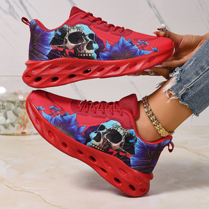 Chaussures de sport de course à pied Big Red, respirantes, unisexes, légères, amorties, semelle <span class=keywords><strong>en</strong></span> mesh antidérapante, pour la course à pied <span class=keywords><strong>en</strong></span> plein air, l'entraînement, le fitness - Product Image 3