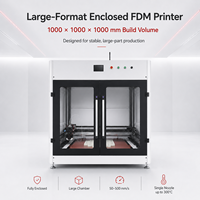 Imprimante 3D grand format, volume d'impression cubique de 1000 mm, technologie FDM, chambre fermée, impression de prototypes industriels, nouvelle, garantie 1 an