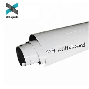 Fábrica Personalizado Tamanho Grande Grosso Magnético Macio Branco Board Escritório Adesivo Filme Magnético Seco Apagar Whiteboard