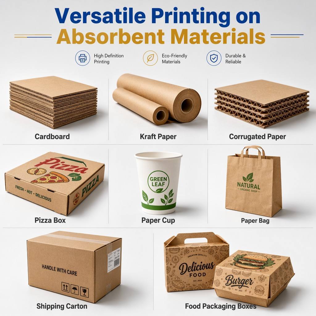 Mini Desktop Single Pass Low-cost Printer For Pizza Box Paper Bags Fan Cup Cardboard Packaging Inkjet Printing Digital Machine · image 2
