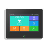 Alarme anti-intrusion intelligente Tuya WiFi/GSM avec écran tactile, liaison sans fil 433 MHz, alarme forte 90 dB pour maison et commerce