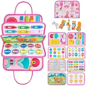 Groothandel Drukke Boord Peuter Reizen Speelgoed Zintuiglijk Speelgoed Voor Peuters 2 3 4 Montessori Leren Speelgoed Voor Peuters Activiteiten Board
