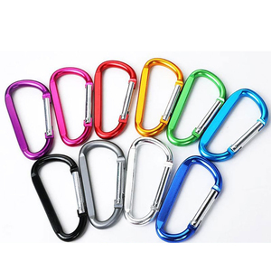 Outdoor Multifunctional Buckle <b>Customized</b> Key Chain Aluminum Woven Carabiner <b>Keychain</b> with Logo Printing - Product Image 3