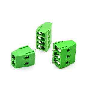 Bloc de bornes de type vis pour PCB KF128-2P 3P, pas de pas 5,08 mm, pouvant être raccordé avec des pattes en cuivre étamé - Product Image 1