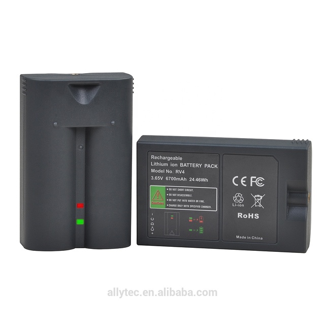 6700mAh Built-in USB RV4 Replacement Battery for Ring Video Doorbell 2, Spotlight Cam, Stick up Camera and Door View Cam