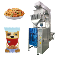 Máquina Empacadora de Pesaje Lineal de 4 Cabezas de Alta Eficiencia para Golosinas para Perros, Golosinas para Gatos, Alimentos para Mascotas, Bocadillos, Galletas para Mascotas, Bocadillos de Carne