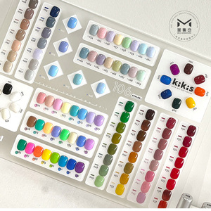 ชุดทำเล็บเจลยูวี KIKIS 2025 แฟชั่นใหม่ ขายดี คุณภาพสูง 106 สีพื้น ปลอดสารพิษ สำหรับร้านทำเล็บ ขายส่ง - Product Image 4