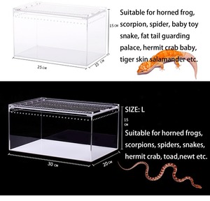 Lồng Nuôi Bò Sát Bằng Nhựa Acrylic Cho Thằn Lằn Nhện Tắc Kè Acrylic Có Thể Tháo Rời Lồng Nuôi Bò Sát Cầu Nguyện Bọ Ngựa - Product Image 4