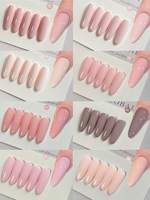 XEIJAYI – Lot de 8 vernis à ongles gel roses en flacon, série rose, norme UE, sans HEMA, sans TPO, vente en gros, OEM, ODM