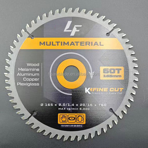 165mm haute fréquence soudé 6 1/2 pouces <span class=keywords><strong>lame</strong></span> de <span class=keywords><strong>scie</strong></span> <span class=keywords><strong>circulaire</strong></span> coupe <span class=keywords><strong>multi</strong></span>-<span class=keywords><strong>matériaux</strong></span> pour bois cuivre plexiglas industriel OEM - Product Image 2